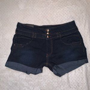 High Waist Denim Shorts